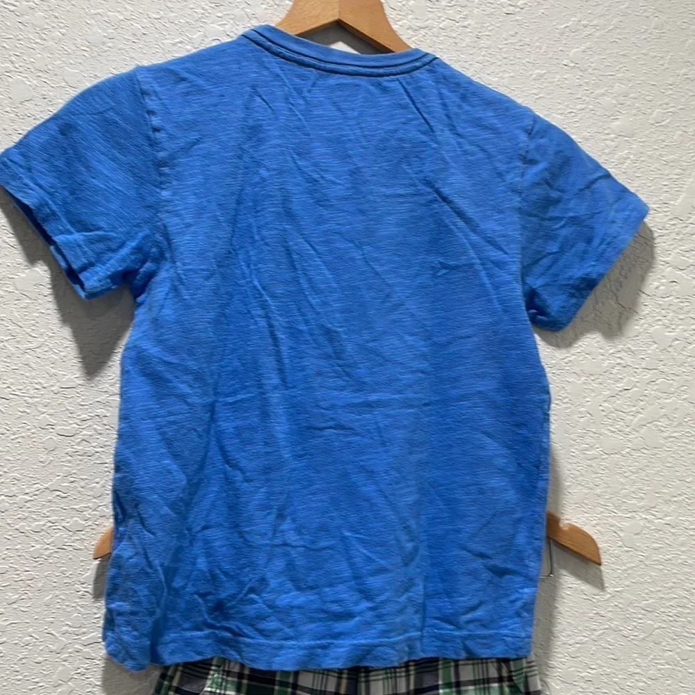 Gymboree blue and green boys set size 8 GUC ..